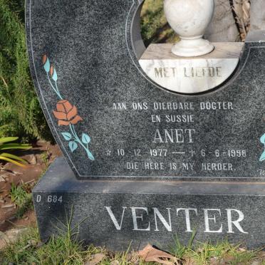 VENTER Anet 1977-1998