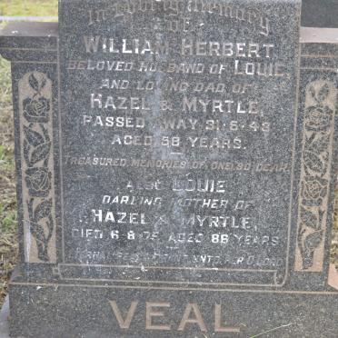 VEAL William Herbert -1943 &amp; Louie -1975