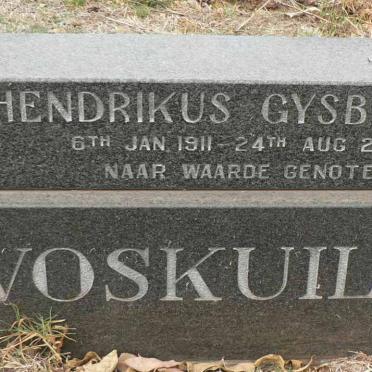 VOSKUILEN Hendrikus Gysbertus 1911-2002
