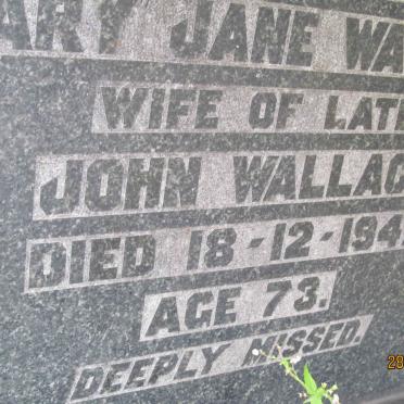 WALLACE Mary Jane -1947