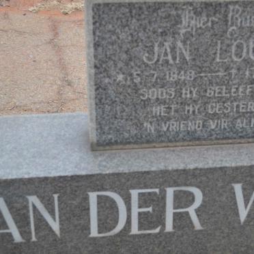 WALT Jan Louie, van der 1948-1984