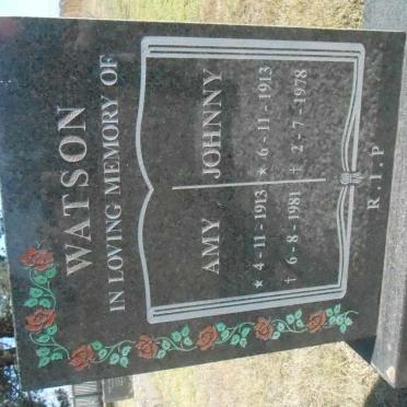 WATSON Johnny 1913-1978 &amp; Amy 1913-1981