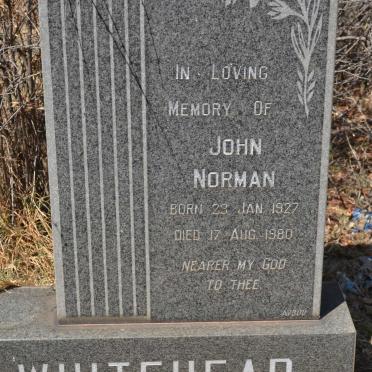 WHITEHEAD John Norman 1927-1980
