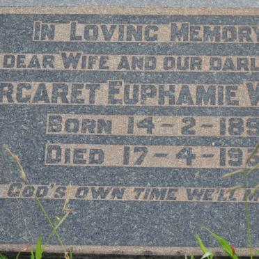 WHITMILL Margaret Euphamie 1891-1931