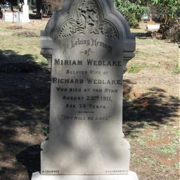 WEDLAKE Miriam -1911