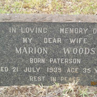 WOODS Marion nee PATERSON -1939