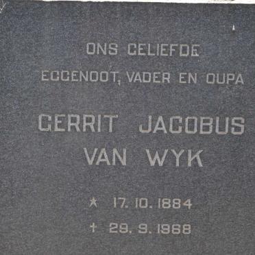 WYK Gerrit Jacobus, van 1884-1968 &amp; Magdalena Jacoba VOSSER 1886-1973 