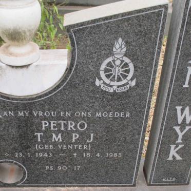 WYK T.M.P.J., van nee VENTER 1943-1985