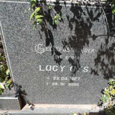 ZYL Johannes Wilhelm, van 1920-1981 &amp; Luci UYS 1927-2000 