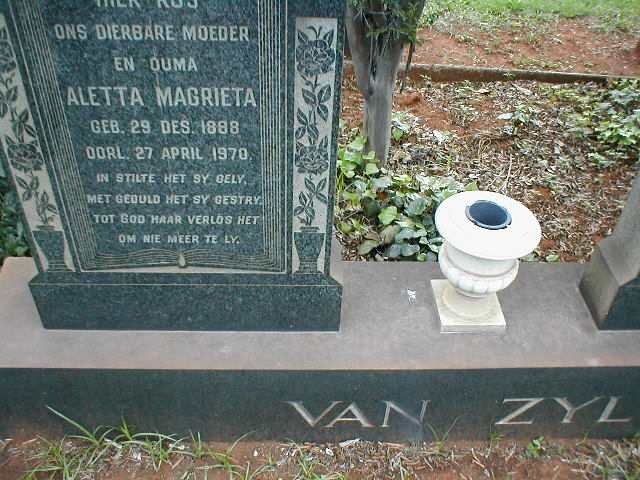 ZYL Aletta Magrieta, van 1888-1970