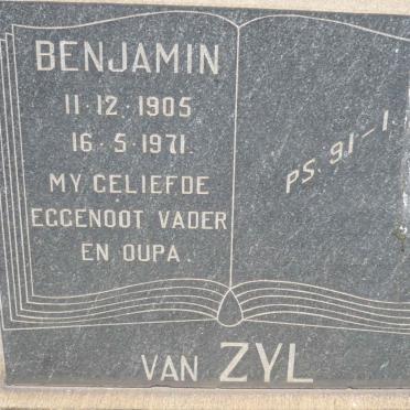 ZYL Benjamin, van 1905-1971