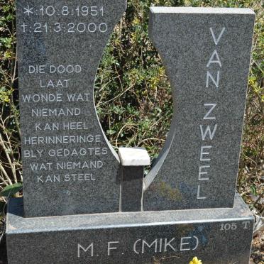 ZWEEL M.F., van 1951-2000