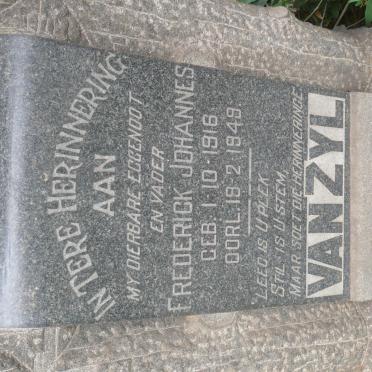 ZYL Frederick Johannes, van 1916-1949