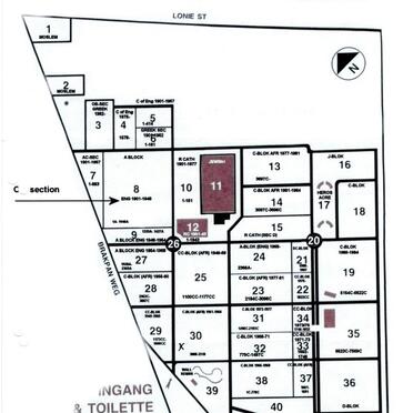 Gauteng, BOKSBURG, Main cemetery