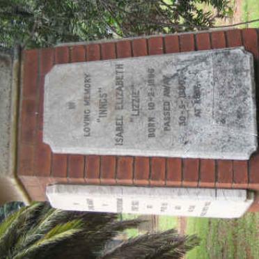 INGGS Isabel Elizabeth 1896-1960