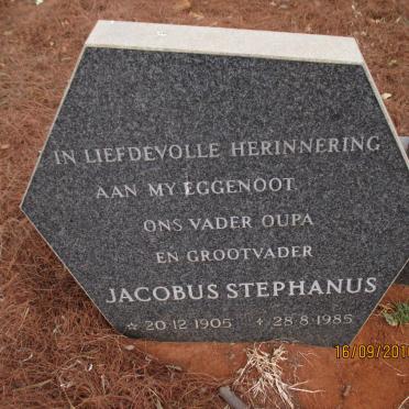 ? Jacobus Stephanus 1905-1985
