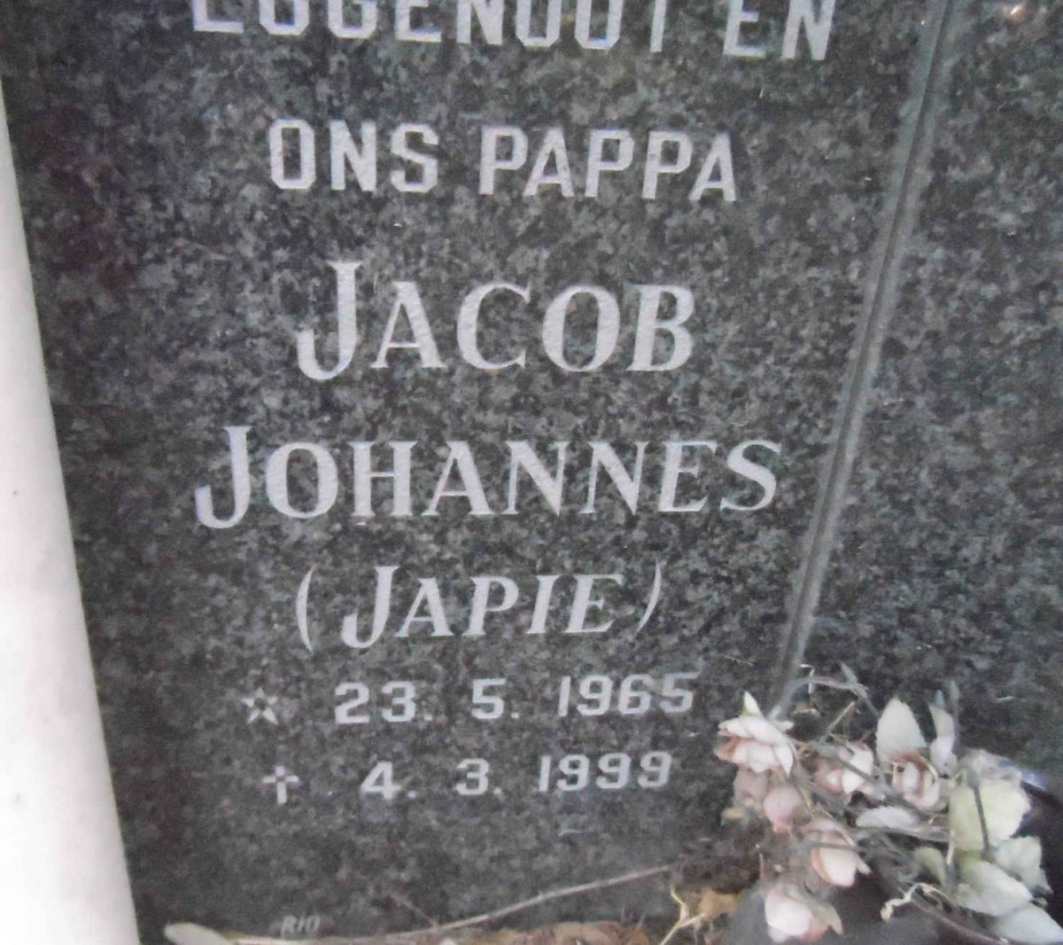 ? Jacob Johannes 1965-1999
