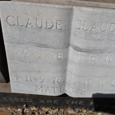 ? Claude 1978-1978 :: ? Claudine 1981-1981
