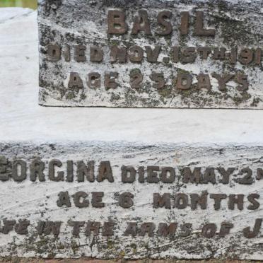 ? Basil -1913 :: ? Georgina -1923