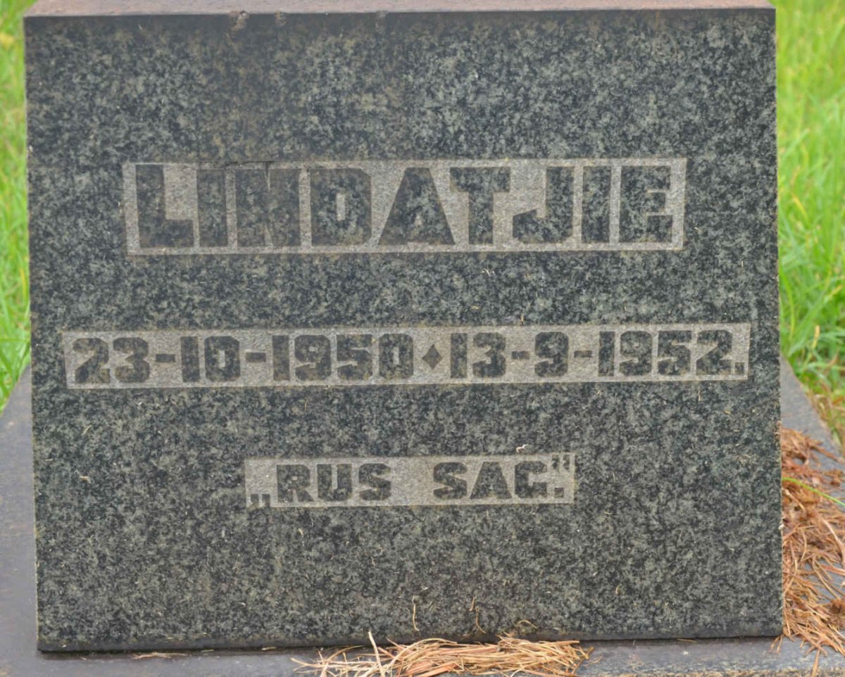 ? Lindatjie 1950-1952