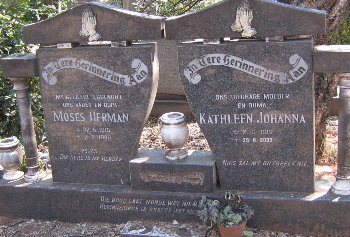 ? Moses Herman 1915-1980 &amp; Kathleen Johanna 1912-2003