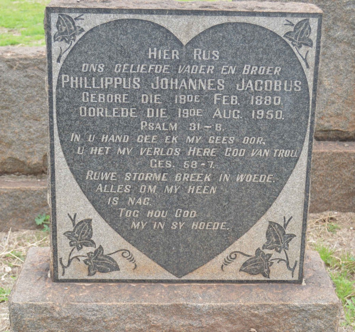 ? Phillippus Johannes Jacobus 1880-1950