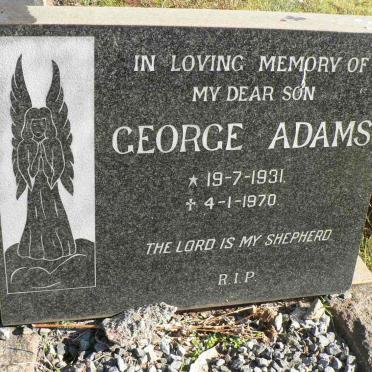 ADAMS George 1931-1970