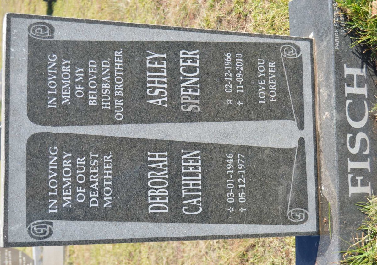 FISCH Deborah Cathleen 1946-1977 :: FISCH Ashley Spencer 1966-2010