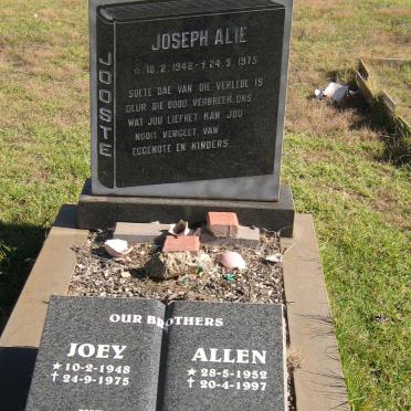 JOOSTE Joseph Alie 1948-1975 :: JOOSTE Joey 1948-1975 :: JOOSTE Allen 1952-1997