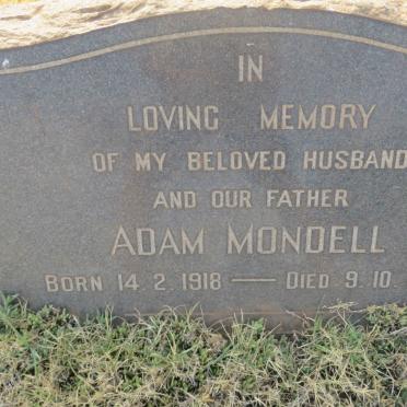 MONDELL Adam 1918-1967