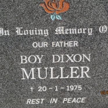 MULLER Boy Dixon -1975