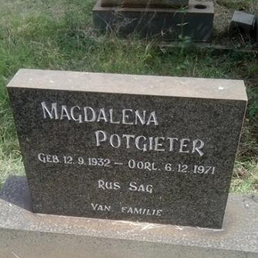 POTGIETER Magdalena 1932-1971