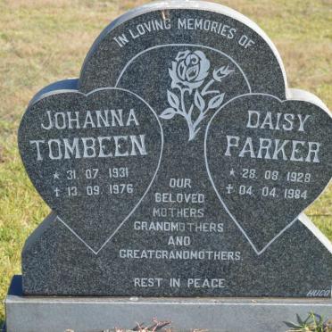 PARKER Daisy 1928-1984 :: TOMBEEN Johanna 1931-1976