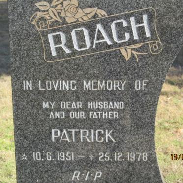 ROACH Patrick 1951-1978