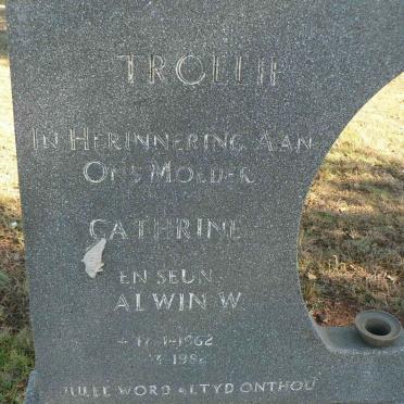 TROLLIP Catherine :: TROLLIP Alwin W. 1962-1982