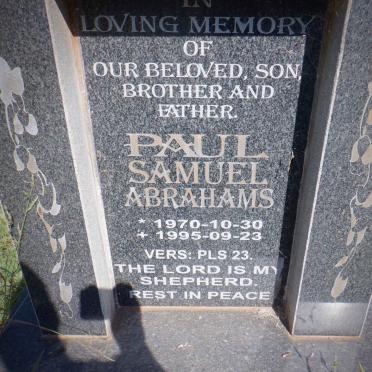 ABRAHAMS Paul Samuel 1970-1995