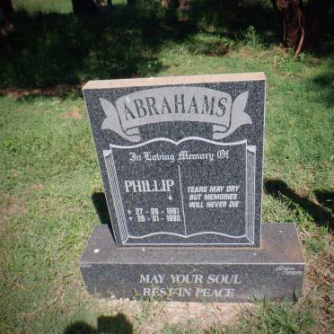 ABRAHAMS Phillip 1961-1990