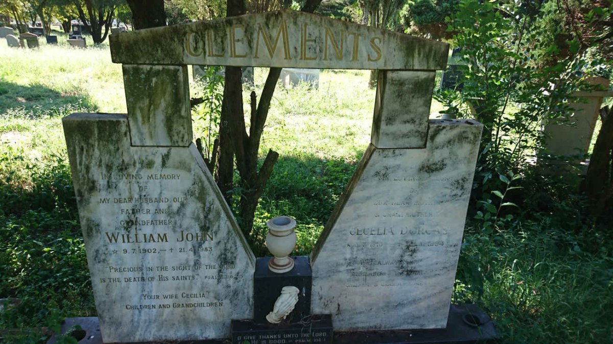 CLEMENTS William John 1902-1983 &amp; Cecilia Dorcas 1910-1994
