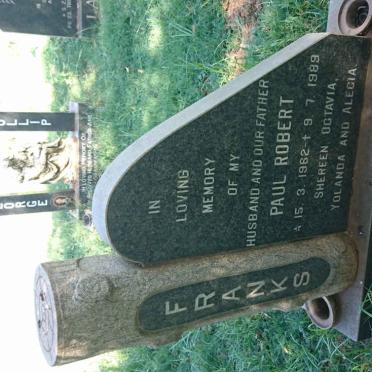 FRANKS Paul Robert 1962-1989