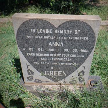 GREEN Anna 1901-1988