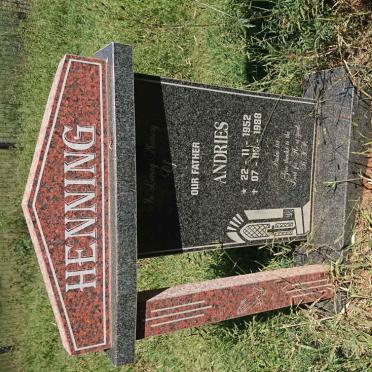 HENNING Andries 1952-1988