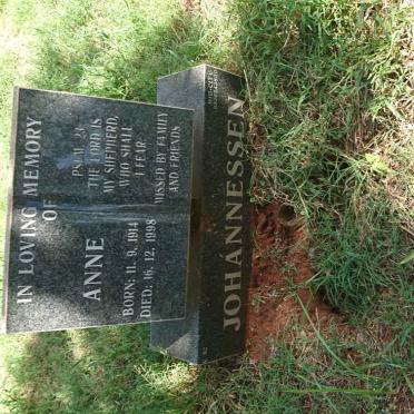 JOHANNESSEN Anne 1914-1998