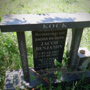 KOCK Jacob Benjamin 1927-1981