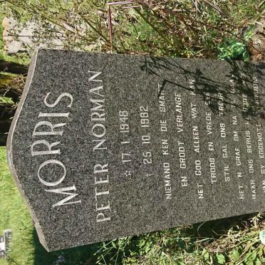 MORRIS Peter Norman 1946-1982