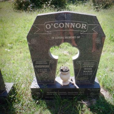 O'CONNOR Josephine 1922-1982 :: O'CONNOR Juffie Rose Marie 1948-2017