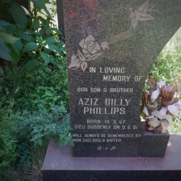 PHILLIPS Aziz Billy 1967-1981