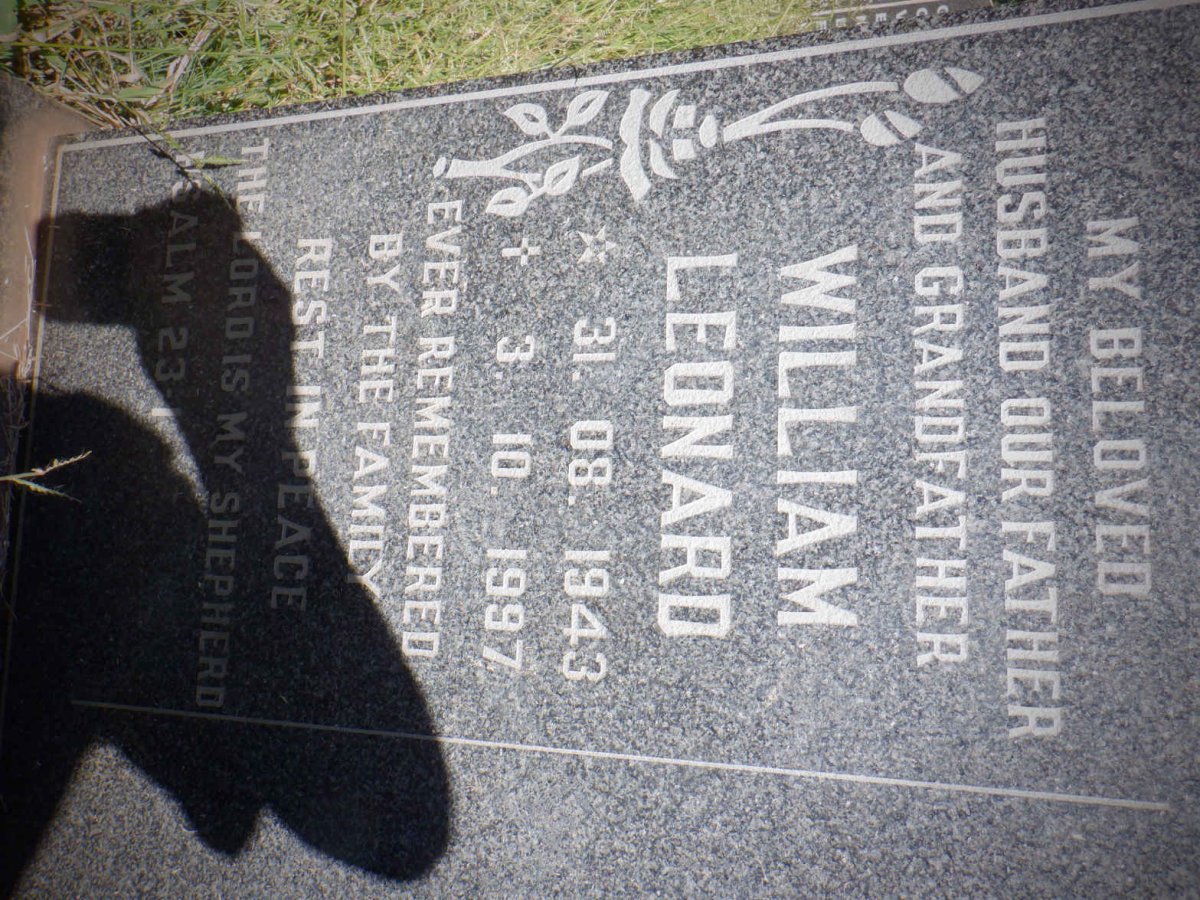 ? William Leonard 1943-1997