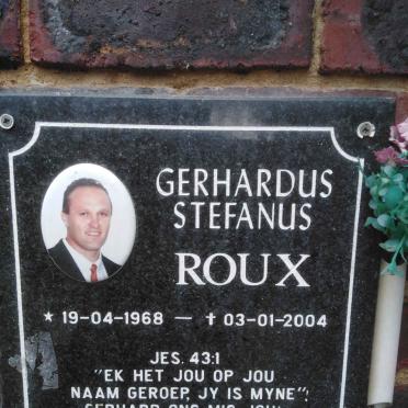 ROUX Gerhardus Stefanus 1968-2004