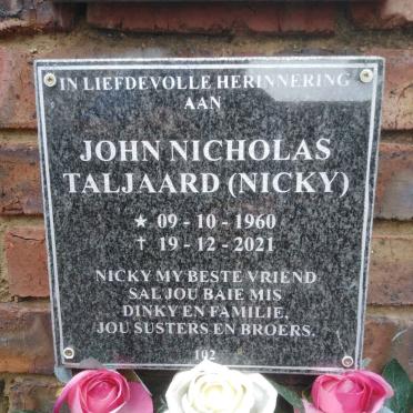 TALJAARD John Nicholas 1960-2021