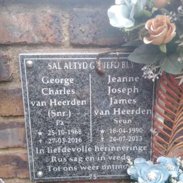 HEERDEN George Charles, van 1968-2016 :: Jeanne Joseph 1990-2013